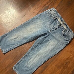 J Jill Stretchy Capri Blue Jeans